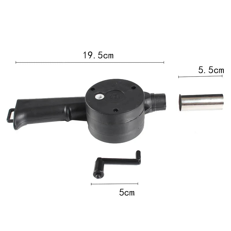 Outdoor BBQ Fan Handheld Air Blower for Barbecue Picnic and Grill Tools Enhanced Cooking