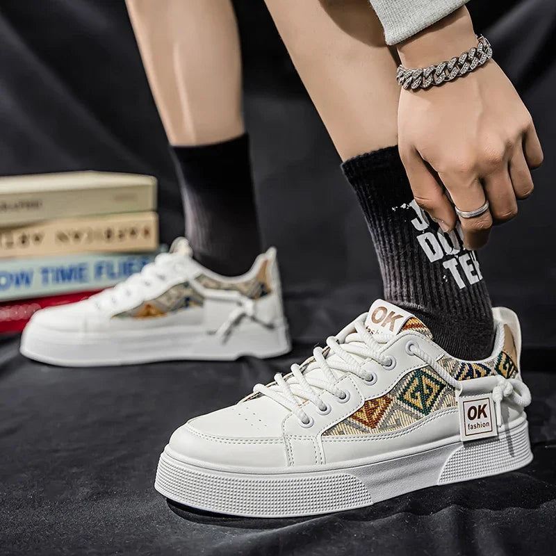 Men's Canvas Shoes Summer Breathable Casual Board Shoes Niche Design Sense Youth Lightweight Sports Cloth Shoes