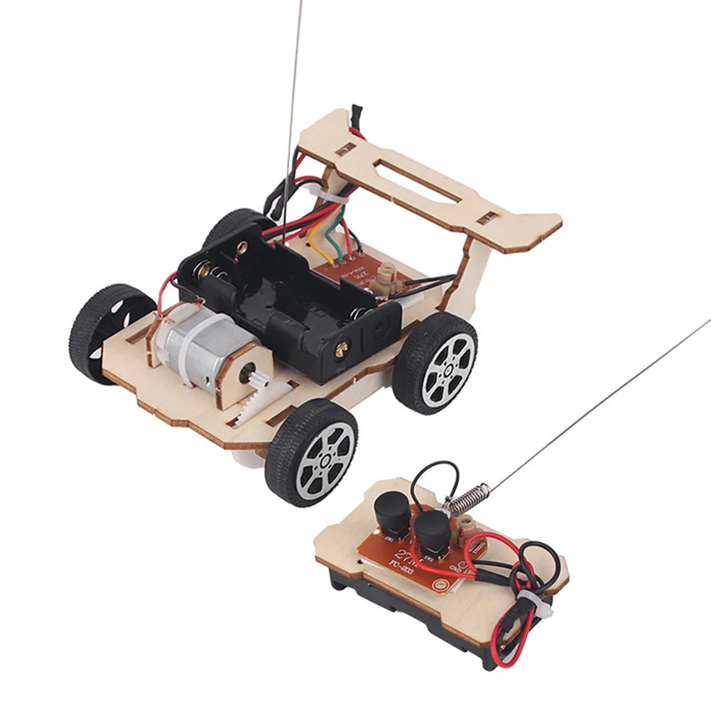 DIY Mini RC Car Toy Model Assemble Kit Teaching Learning STEM School Lab Project Science Experiment Educational Toy for Kids