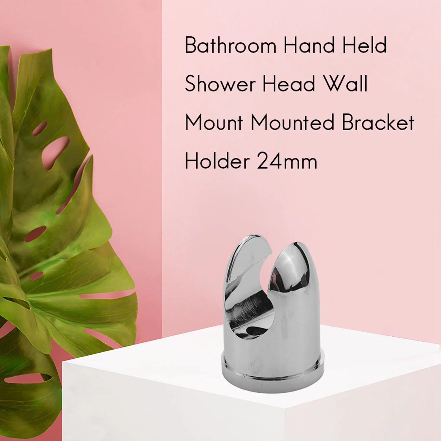 Bathroom Hand Held Shower Head Wall Mount Mounted Bracket Holder 24mm
