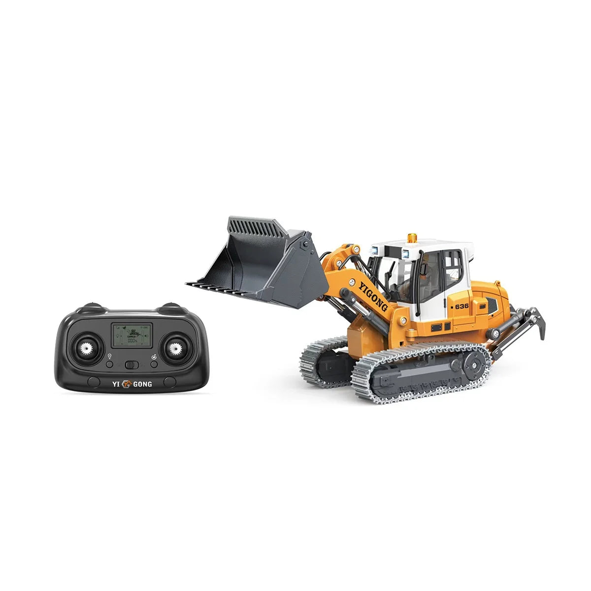 YIGONG Excavator RC 2025 1:50 Scale Remote Control Engineering Vehicle Toy Model with Foot Track Pusher Feature for Kids Gift