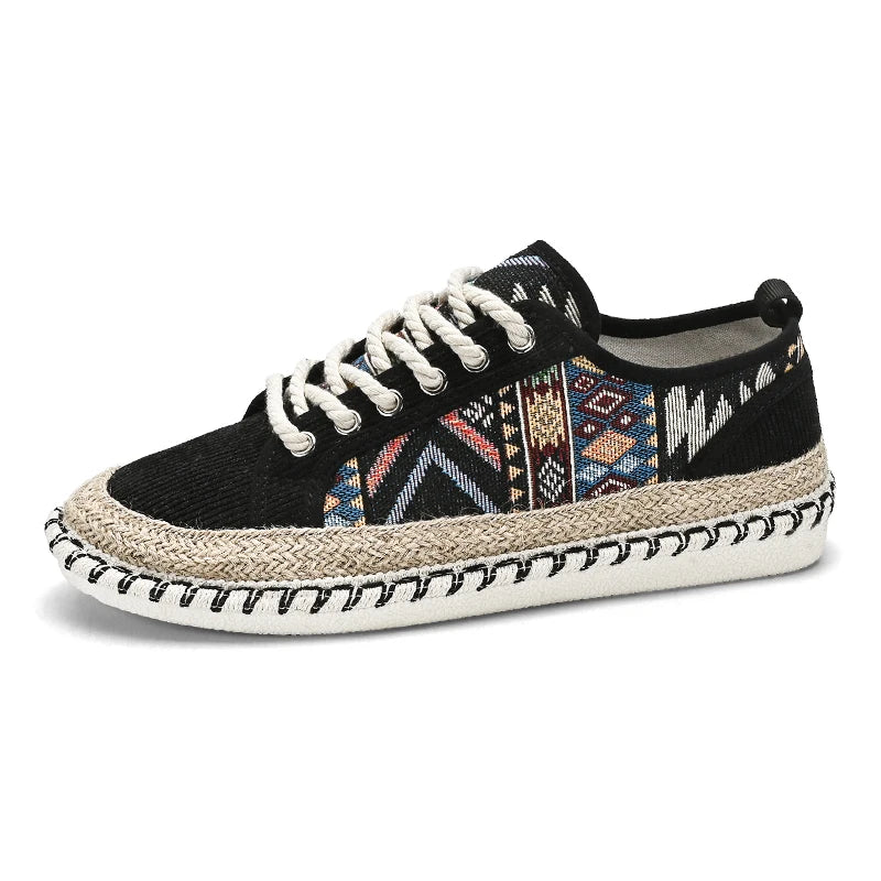 Summer Cloth Shoes Men Classic Slip On Causal Shoes Men Espadrilles Canvas Flats Men Loafers Comfortable Driving Shoes Male