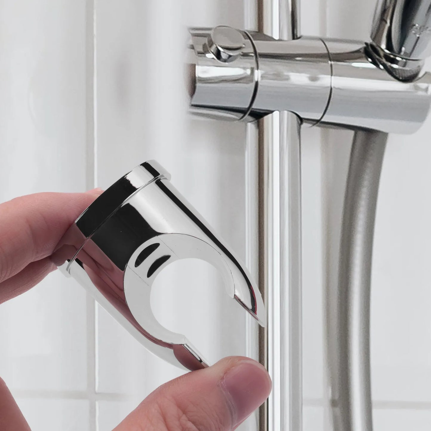 Bathroom Hand Held Shower Head Wall Mount Mounted Bracket Holder 24mm