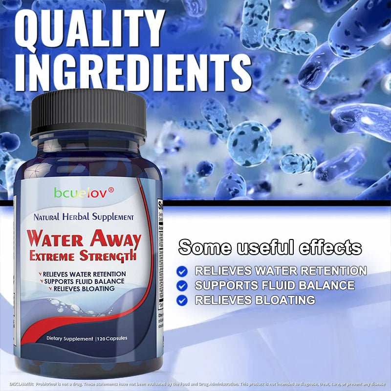 Vitamin B Supplement, Dandelion Extract, Diuretic and Laxative, Relieves Edema, Promotes Metabolism, 120 Capsules