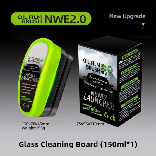 Upgraded & Advance ClearView Oil Film Cleaning Brush 2.0