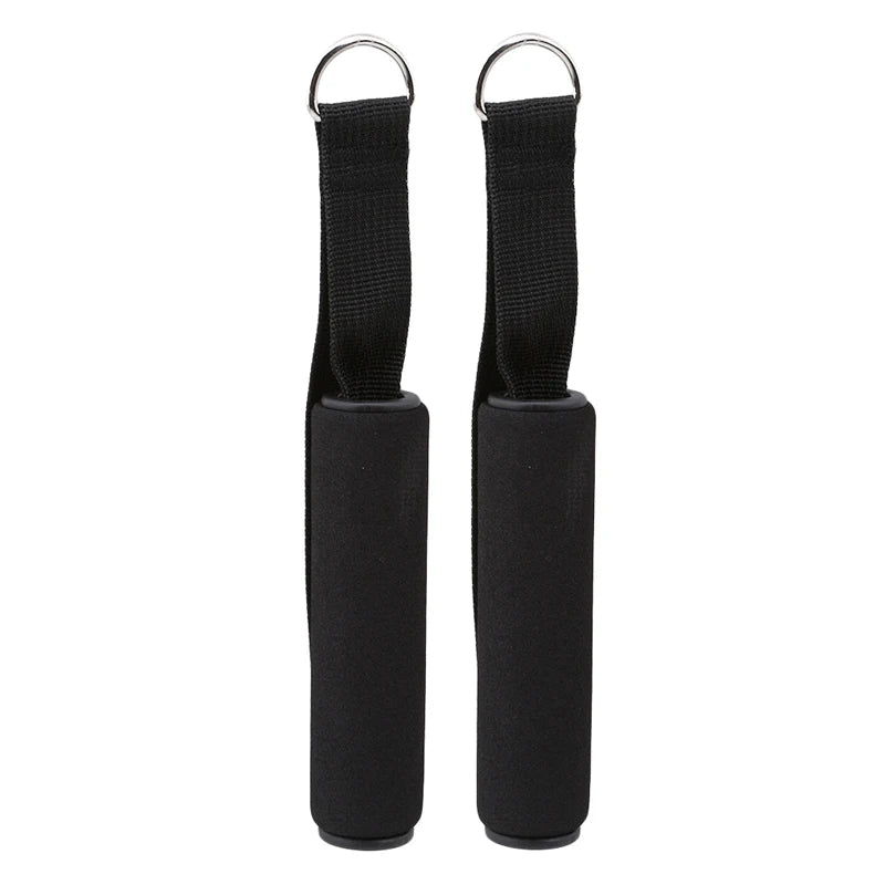 1 Pair Pull Rope Grip Fitness Handles - Exercise Band Handles for Yoga Hammock & Resistance Bands Training