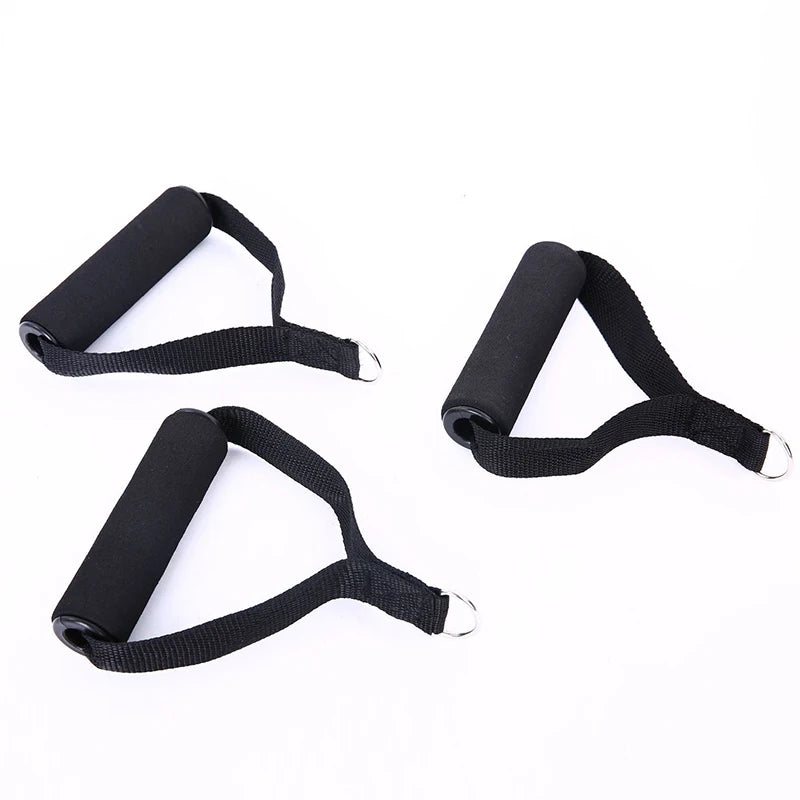 1 Pair Pull Rope Grip Fitness Handles - Exercise Band Handles for Yoga Hammock & Resistance Bands Training